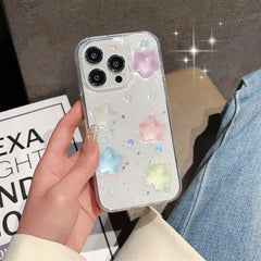 Glowing Celestial Star Clear Case Collection for iPhone