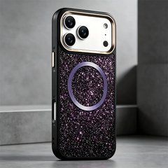 Sparkling Diamond Case For iPhone | MagSafe Alloy lens Phone Cover