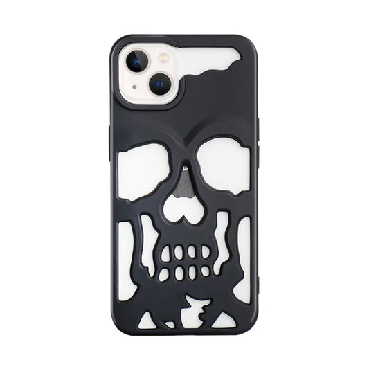 Cool Skull Ghostface Hollow Cooling Case for iPhone | Plating Finish Breathable Back Cover