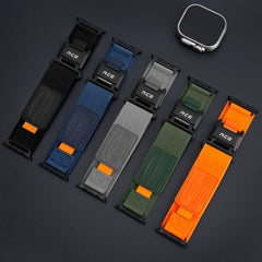 Rugged Magnetic Buckle Nylon Band for Apple Watch