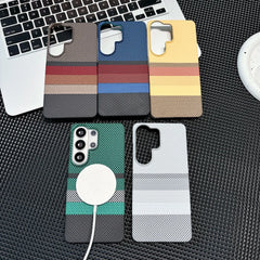 Thin Matte Hard PC Carbon Fiber Magnetic Case For Samsung