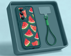 Little Cherry Pattern Lanyard Phone Case for Samsung Galaxy