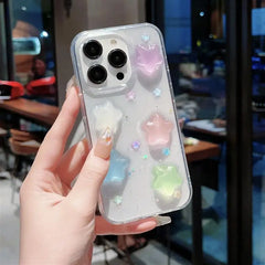 Glowing Celestial Star Clear Case Collection for iPhone