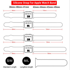Premium Silicone Strap For Apple Watch | Sport Band