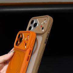 Shockproof Hybrid Bumper Clear Case for iPhone | MagSafe Armor Cooling Cover