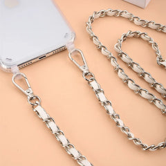 Pearl Chain Crossbody Strap | Shockproof Acrylic Lanyard Phone Case for iPhone