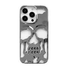 Cool Skull Ghostface Hollow Cooling Case for iPhone | Plating Finish Breathable Back Cover