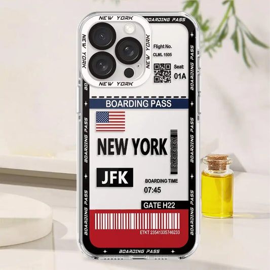 Boarding Pass Case for iPhone