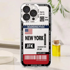 Boarding Pass Case for iPhone