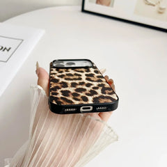 Leopard Snakeskin Crocodile Leather Cover For iPhone | Animal Print & Textured Phone Case
