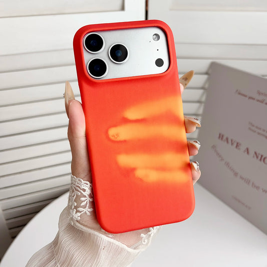 Thermal Sensing Color Changing Case for iPhone | Heat Sensitive Temperature Reactive Matte Cover
