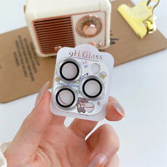 Anime Cartoon HD Glass Lens Protector for iPhone | Cute Anti-Scratch Film