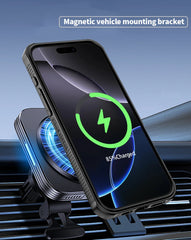 Magnetic Shockproof Case for iPhone | Rugged Matte Translucent Protective Cover