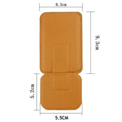 MagSafe Magnetic Leather Wallet with Folding Kickstand For iPhone & Samsung | Slim Card Holder Phone Stand