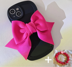 3D Bow Phone Case For iPhone with Bracelet