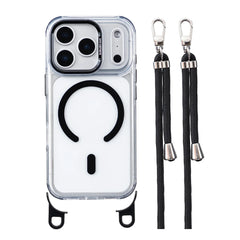 Crossbody Lanyard Clear Case for iPhone | Adjustable Shoulder Strap MagSafe Hard Cover