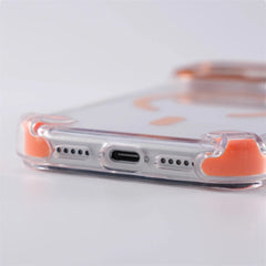 Clear MagSafe Case For iPhone | Folding Ring Kickstand | Corner Bumpers | Transparent Phone Cover