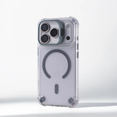 Clear MagSafe Case For iPhone | Folding Ring Kickstand | Corner Bumpers | Transparent Phone Cover