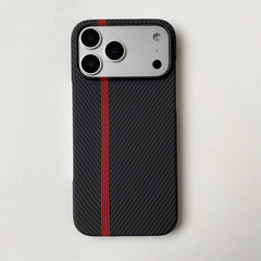 Carbon Fiber Kevlar Pattern Phone Case for iPhone | Retro Business Leather Phone Cover