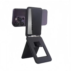 Magnetic Phone Tripod Stand for iPhone | 2-in-1 MagSafe Invisible Selfie Stick | Shockproof Adjustable Angle Extension Pole