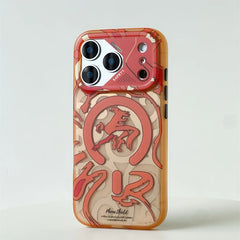 Magnetic Geometric Graffiti Case For iPhone