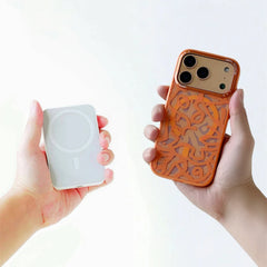 Frosted Graffiti MagSafe Case For iPhone