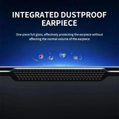 (Pack of 2) Dust-Free Auto-Alignment Tempered Glass Screen Protector for iPhone | Easy Installation Kit | Oleophobic Coating Protector
