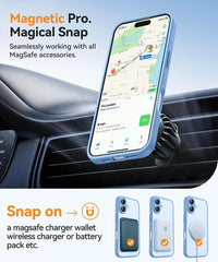 Magnetic Matte Translucent Armor Shockproof Case For iPhone | MagSafe Phone Cover