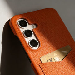Premium Leather Case for Samsung Galaxy | Card Slot Wallet Protective Cover