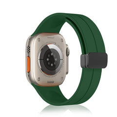 Unisex Magnetic Buckle Silicone Sport Band for Apple Watch