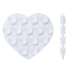 Heart-Shaped Silicone Suction Pad