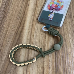 Universal Woven Phone Wrist Strap | Heavy-Duty Paracord Hand Lanyard with Secure Case Insert Tab