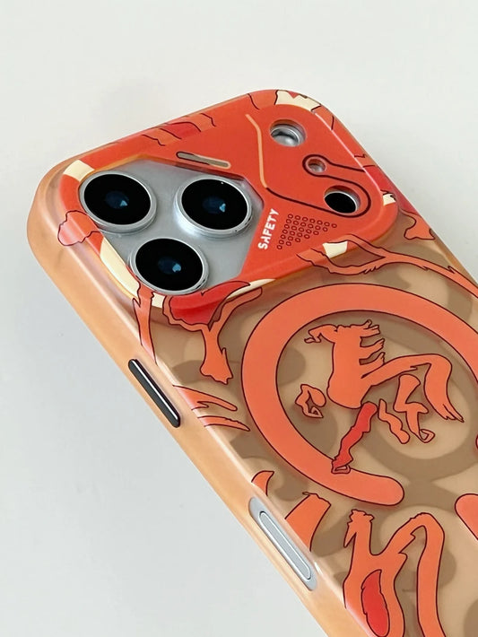 MagSafe Geometric Graffiti Case For iPhone