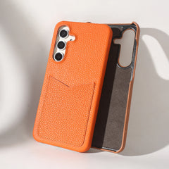 Premium Leather Case for Samsung Galaxy | Card Slot Wallet Protective Cover