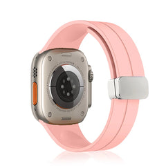 Unisex Magnetic Buckle Silicone Sport Band for Apple Watch