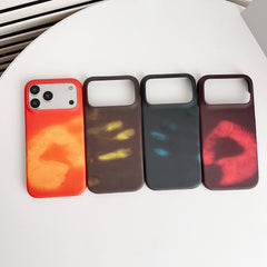 Thermal Sensing Color Changing Case for iPhone | Heat Sensitive Temperature Reactive Matte Cover