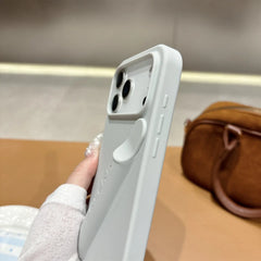 Silicone Phone Case with Hidden Compartment For iPhone