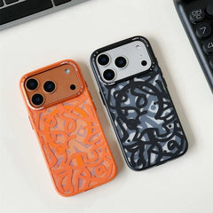 Frosted Graffiti MagSafe Case For iPhone