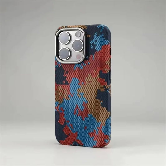 Camouflage Graffiti MagSafe Phone Case For iPhone