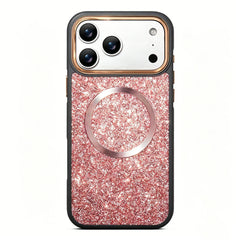 Sparkling Diamond Case For iPhone | MagSafe Alloy lens Phone Cover