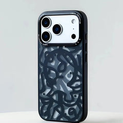 Frosted Graffiti MagSafe Case For iPhone