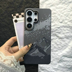 Carbon Fiber Borderless MagSafe Case For Samsung Galaxy