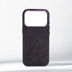 Canvas Texture Fabric MagSafe Case for iPhone | Metallic Camera Trim | Premium Cloth Phone Cover