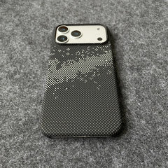 Kevlar Carbon Fiber Pattern Phone Case for iPhone