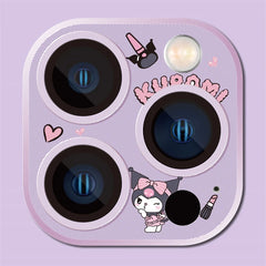 Anime Cartoon HD Glass Lens Protector for iPhone | Cute Anti-Scratch Film