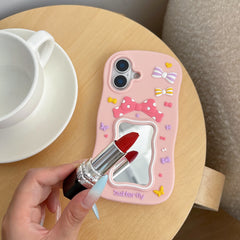 Cute Bow Mirror Phone Case For iPhone