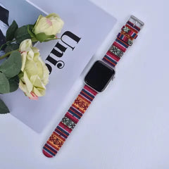 The Artisan Weave Collection: Printed Fabric Apple Watch Straps