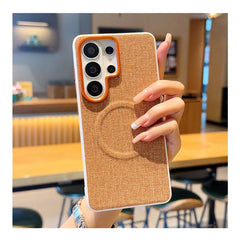 Fabric Magnetic Phone Case For Samsung