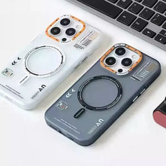 Matte Magnetic Phone Case with Metal Lens For iPhone