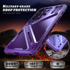 Metal Armor Frame Aluminum Alloy Back Cover for Samsung